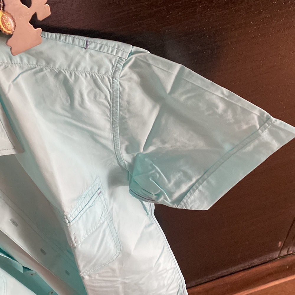 Light blue Mens casual shirt - Picture 4 of 9